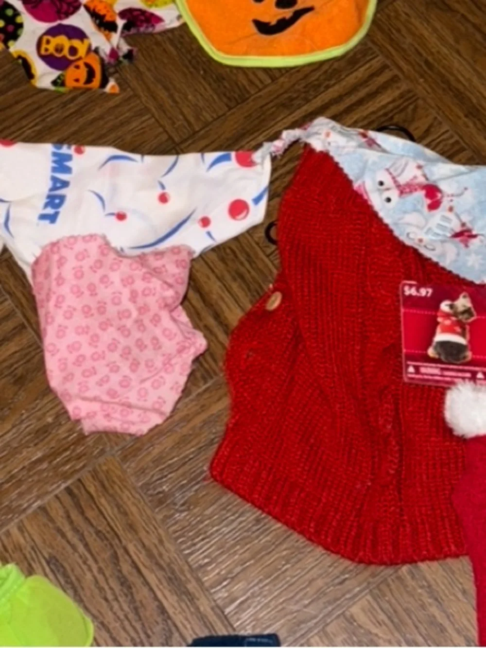 Cozy Red Knit Dog Sweater - Fashionable Pet Apparel with side buttons SMALL